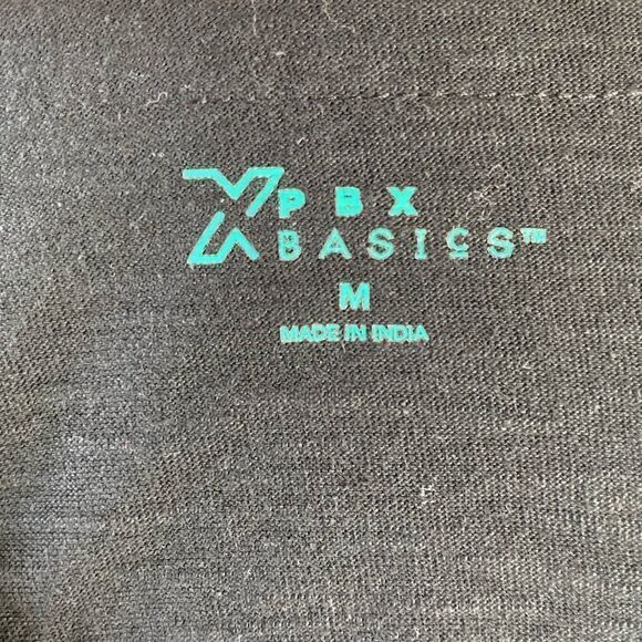 NWT PBX Black Long Sleeve T-Shirt Size M - Picture 6 of 7